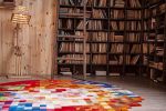 Art rug Collection Islands Golden Island | Small Rug in Rugs by PANOPTIKUM COLLECTIONS. Item made of wool