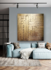 'Pharaoh' | Paintings by Christina Twomey Art + Design. Item made of canvas compatible with minimalism and contemporary style