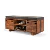 Zuma walnut storage bench | Benches & Ottomans by Modwerks Furniture Design LLC. Item made of walnut works with mid century modern & modern style