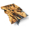 Live edge epoxy dining table-Handmade table | Tables by Ironscustomwood. Item composed of wood and metal in contemporary or modern style