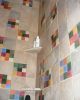 Master Bath Shower | Sculptures by Rachel Kaiser Art. Item composed of cement
