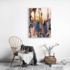 Urban Collage #101 | Mixed Media by Anna Carll. Item made of aluminum