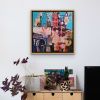 20 Questions (unframed) | Mixed Media by Julie A Bell. Item composed of canvas
