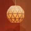 Wood Veneer Light Ball  45 | Pendants by ADAMLAMP. Item composed of maple wood compatible with mid century modern and contemporary style