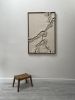 Woven wall art frame (Gorge 012) | Tapestry in Wall Hangings by Elle Collins. Item made of oak wood with cotton works with minimalism & mid century modern style