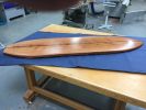 Exotic Surfboard Wood Art | Ornament in Decorative Objects by Wooden Imagination. Item composed of wood in contemporary or coastal style