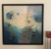 DEEP SEA | Oil And Acrylic Painting in Paintings by Cecilia Arrospide | Private Residence - Lima, Peru in Lima. Item composed of canvas and synthetic