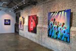 Custom wall painting with drips | Murals by Victor Castillo | StolenSpace Gallery in London. Item composed of synthetic