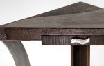 Corner Writing Desk | Tables by Andrea Wendel. Item made of wood with steel