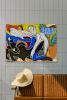 LES BELLES II | Oil And Acrylic Painting in Paintings by THEODOSIA MARCHANT. Item composed of canvas & synthetic