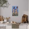 Graced With Oranges | Wall Sculpture in Wall Hangings by Gila Mosaics Studio. Item made of stone & glass compatible with boho and contemporary style