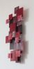 "Ruby" TTS Glass and Metal Wall Sculpture | Wall Hangings by Karo Studios. Item made of metal with glass