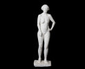 (The Female Nude) – A Study in Radical Authenticity | Sculptures by Holzkunst Samuel Meisinger. Item composed of cement in contemporary or traditional style