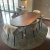 Emerson Dining Table | Tables by Philadelphia Table Company. Item made of walnut with brass works with modern & transitional style
