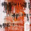 HUMAN CROWD I | Prints by Sven Pfrommer. Item made of canvas works with urban style