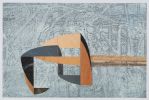 follow | Mixed Media by Susan Smereka. Item composed of wood and cotton in contemporary or modern style