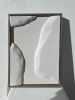 3D Textured Art: Abstract Wall Sculpture, Geometric Relief | Sculptures by Vaiva Art Atelier. Item composed of wood and marble in minimalism or contemporary style