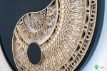 Taijitu (Yin Yang) | Wall Sculpture in Wall Hangings by Mohamad Aaqib. Item composed of wood in contemporary or mediterranean style