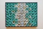 No. 22 Acoustic Diffuser Panel - Gradient Modern Abstract | Wall Sculpture in Wall Hangings by Joseph A