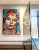 Hocus-Focus | Oil And Acrylic Painting in Paintings by Noemi Safir Artist | Restaurant - Lilli P. in München. Item made of canvas with synthetic