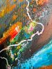 Fiery chill | Oil And Acrylic Painting in Paintings by Lena Kolambet. Item made of canvas works with contemporary & urban style