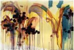 Palace (For Frankenthaler & Matisse) | Oil And Acrylic Painting in Paintings by Caroline Wright. Item composed of canvas & paper