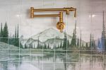 Custom Order Hand Painted Ceramic Tile | Tiles by KOLOS ceramics. Item composed of ceramic