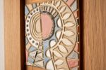 Abstract Sun No. 3 | Wall Sculpture in Wall Hangings by Clare and Romy Studio. Item composed of ceramic compatible with boho and mid century modern style