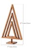 Wooden Christmas Tree | Decorative Objects by Halohope Design. Item made of wood works with mid century modern & country & farmhouse style