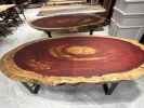 Outdoor Padouk Table - Dining Table For Outdoor | Tables by Tinella Collection. Item made of wood & synthetic compatible with boho and country & farmhouse style