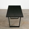 Custom Blackened Ash Desh | Desk in Tables by Elko Hardwoods. Item made of wood with steel
