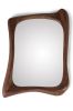 Modern Mirror Frame Solid Wood Organic Shape Natural Stain | Decorative Objects by Amorph