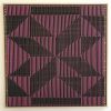 Agamographs - Purple | Embroidery in Wall Hangings by Fault Lines by Matthias de Vogel | MANO MERCANTILE in Marfa. Item made of fabric