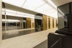 605 3rd Avenue Feature Wall | Paneling in Wall Treatments by Amuneal | Fisher Brothers Management in New York. Item composed of copper