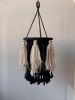 Macrame Ghost Lampshade | Chandeliers by Got A Knot. Item made of cotton