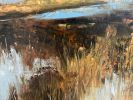Peaceful Reflections - Coastal Wetlands Painting on Canvas | Oil And Acrylic Painting in Paintings by Filomena Booth Fine Art. Item made of canvas works with coastal style