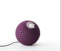 Knitted Floor Lamp - Free 40cm | Lamps by Ariel Zuckerman Studio. Item composed of fabric