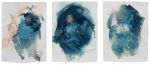 Afterglow Triptych | Mixed Media by Ann Holsberry. Item composed of paper and synthetic