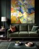 The Birth of Music | Oil And Acrylic Painting in Paintings by Joanne Beaule Ruggles. Item made of wood & canvas compatible with mid century modern and contemporary style