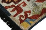 Rug & Kilim’s Kaitag Rug with Colorful Geometric Medallion | Area Rug in Rugs by Rug and Kilim