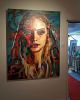 Contrast | Oil And Acrylic Painting in Paintings by Noemi Safir Artist. Item made of canvas with synthetic