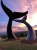 Whale Dance | Public Sculptures by Jim Sardonis. Item composed of bronze and concrete