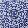 Moroccan bathroom blue and white tile | Tiles by GVEGA. Item composed of ceramic in boho or mediterranean style