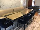 Butterfly Dining Table | Tables by Pryor Callaway Art and Design | Brooklyn in Brooklyn. Item composed of brass and synthetic