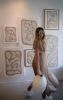 Let's get in touch next week | Oil And Acrylic Painting in Paintings by Casa Sanctum. Item composed of canvas in minimalism or contemporary style