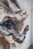 Galaxy Heart - galaxy inspired woven tapestry | Wall Hangings by Rebecca Whitaker Art. Item composed of cotton & fiber compatible with contemporary and eclectic & maximalism style