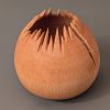 Spiky Oak Hollow Form | Ornament in Decorative Objects by Wood Alchemist Studio. Item made of oak wood