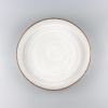 Handmade Carved Platter Nedar Cubit | Decorative Plate in Decorative Objects by Svetlana Savcic / Stonessa. Item made of stoneware works with minimalism & japandi style