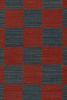 Vintage Persian Kilim Runner in Red & Blue Checkerboard | Area Rug in Rugs by Rug and Kilim