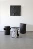 Collage Nero Uno | Oil And Acrylic Painting in Paintings by Kim Fonder. Item composed of paper